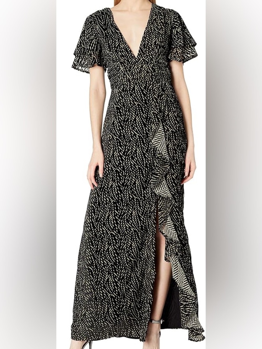 New House of Harlow 1960 x Revolve Aury Silky Velvet Dress